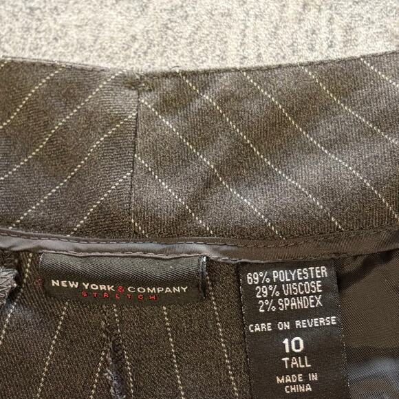 Pinstripe Flare New York & Company Trousers - Picture 3 of 8